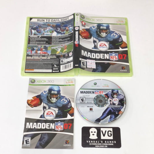 Xbox 360 - Madden NFL 07 Microsoft Xbox 360 Complete #111