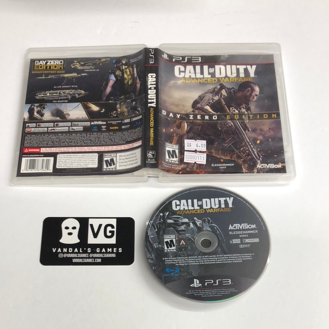 Ps3 - Call of Duty Advance Warfare Day One Edition Case PlayStation 3 With Case #111