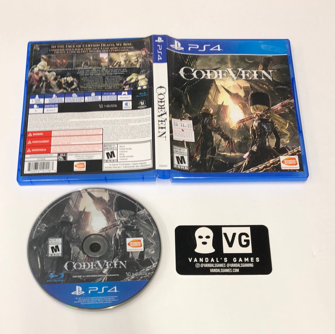 Ps4 - Code Vein Sony PlayStation 4 W/ Case #111