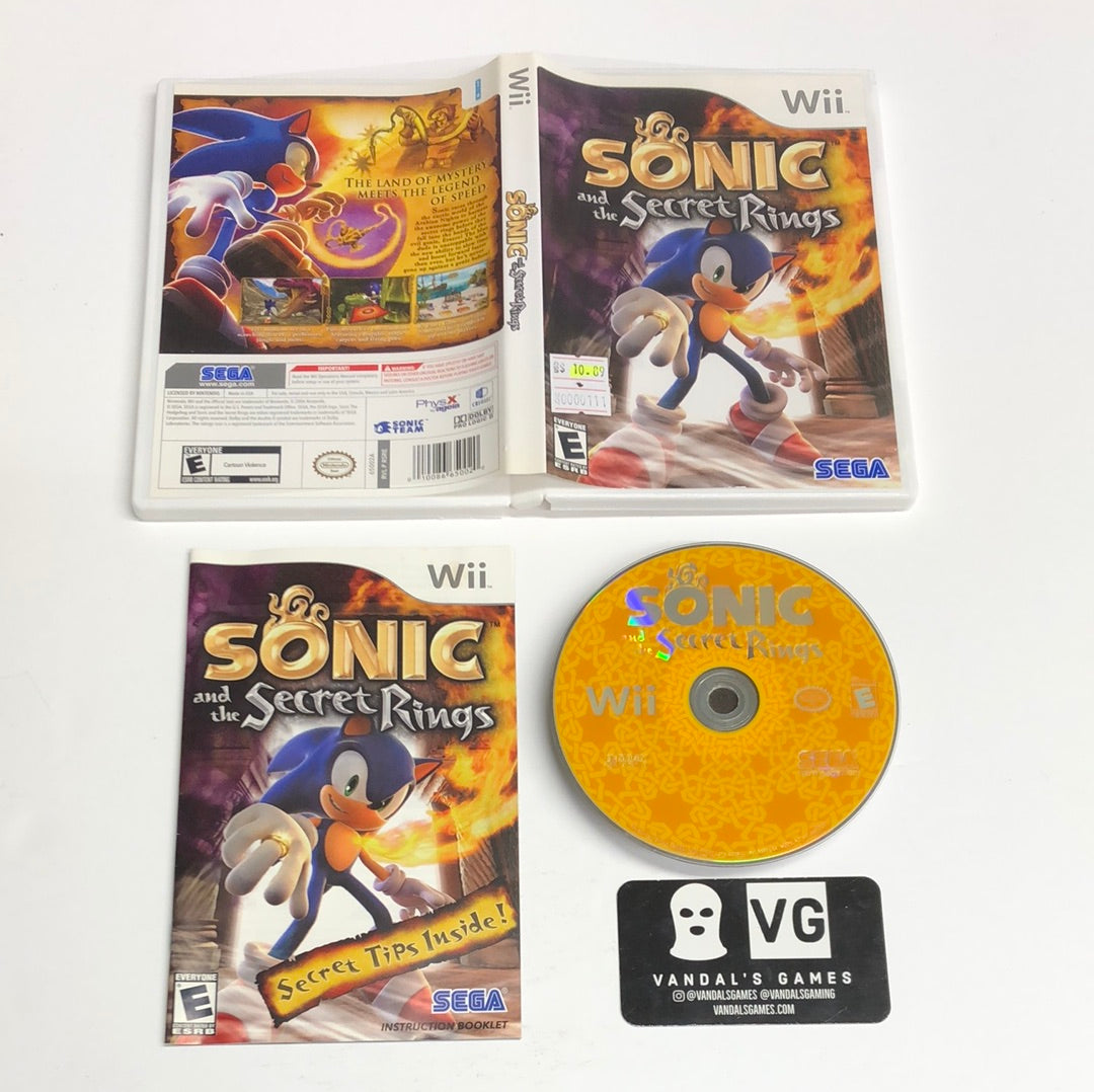 Wii - Sonic and the Secret Rings Nintendo Wii Complete #111