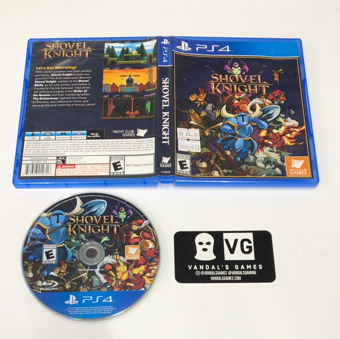 Ps4 - Shovel Knight Sony PlayStation 4 W/ Case #111