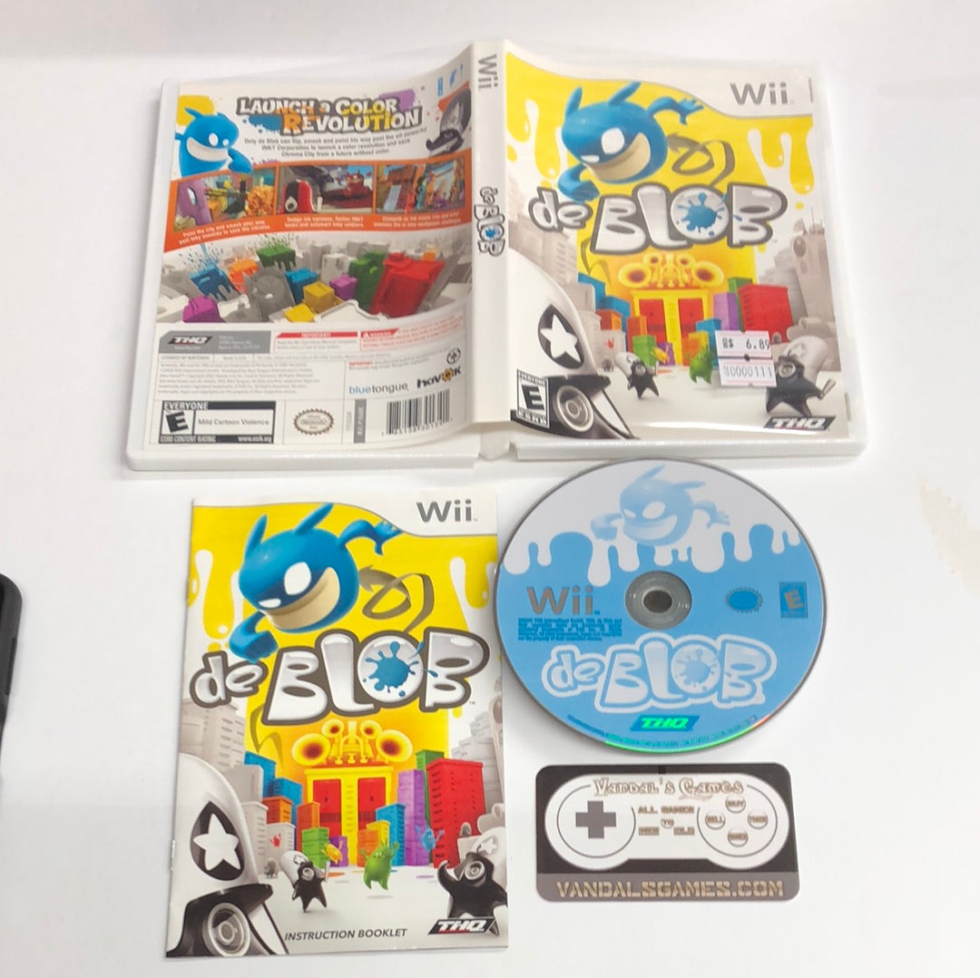 Wii - De Blob Nintendo Wii Complete #111