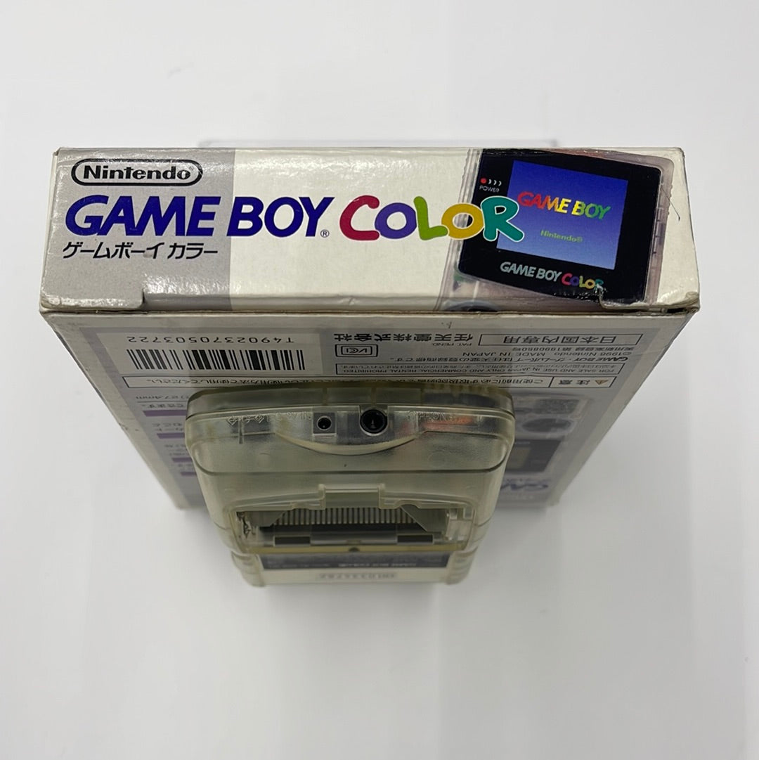 GBC - Clear Console Nintendo Gameboy Color Japan Tested #552