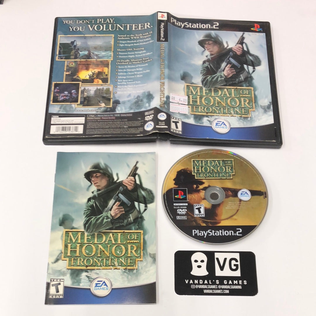 Ps2 - Medal of Honor Frontline Sony PlayStation 2 Complete #111