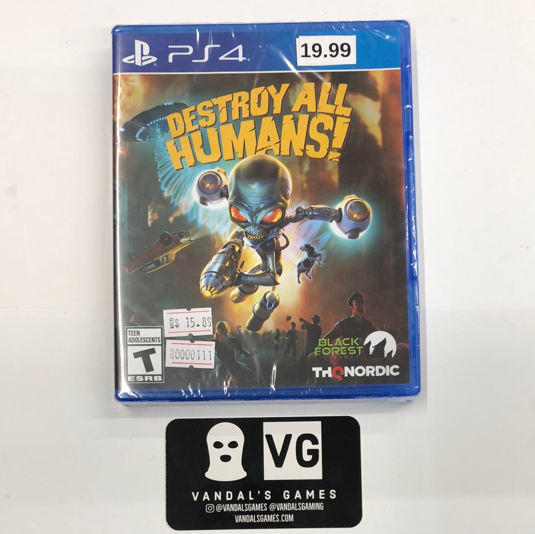 Ps4 - Destroy all Humans! Sony PlayStation 4 Brand New #111