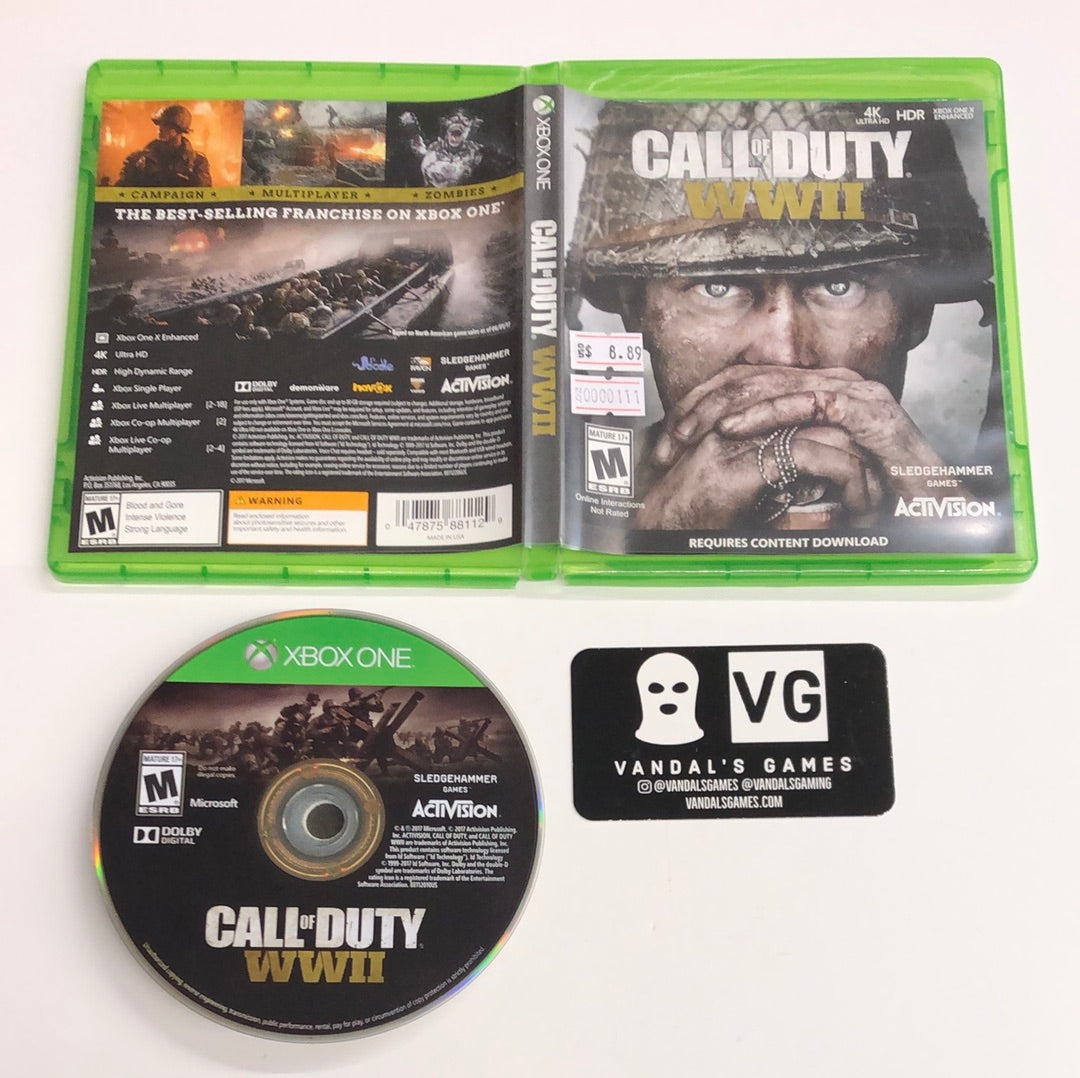Xbox One - Call of Duty WWII Microsoft Xbox One W/ Case #111