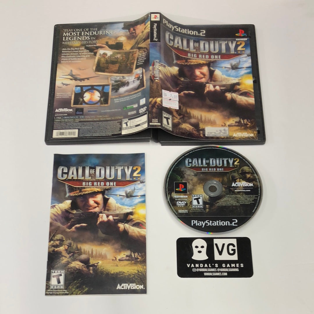 Ps2 - Call of Duty 2 Big Red One Sony PlayStation 2 Complete #111