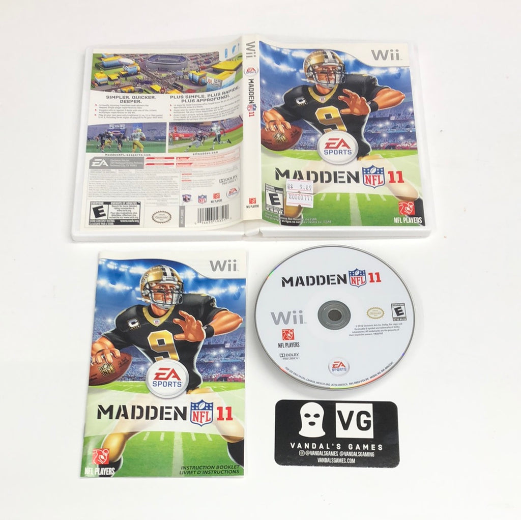 Madden NFL 11 - Nintendo Wii COMPLETE