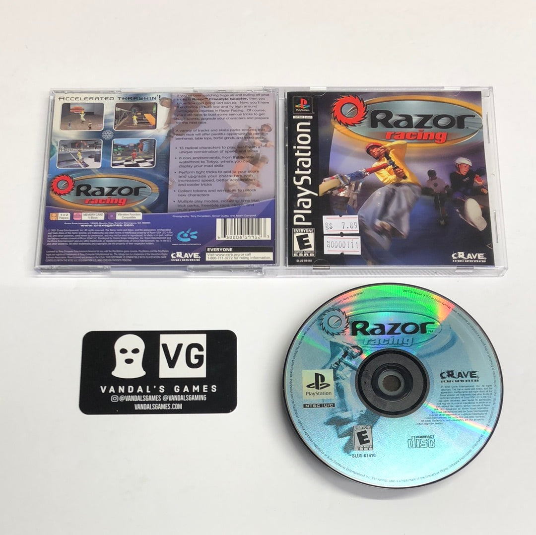 Ps1 - Razor Racing New Case Sony PlayStation 1 Complete #111