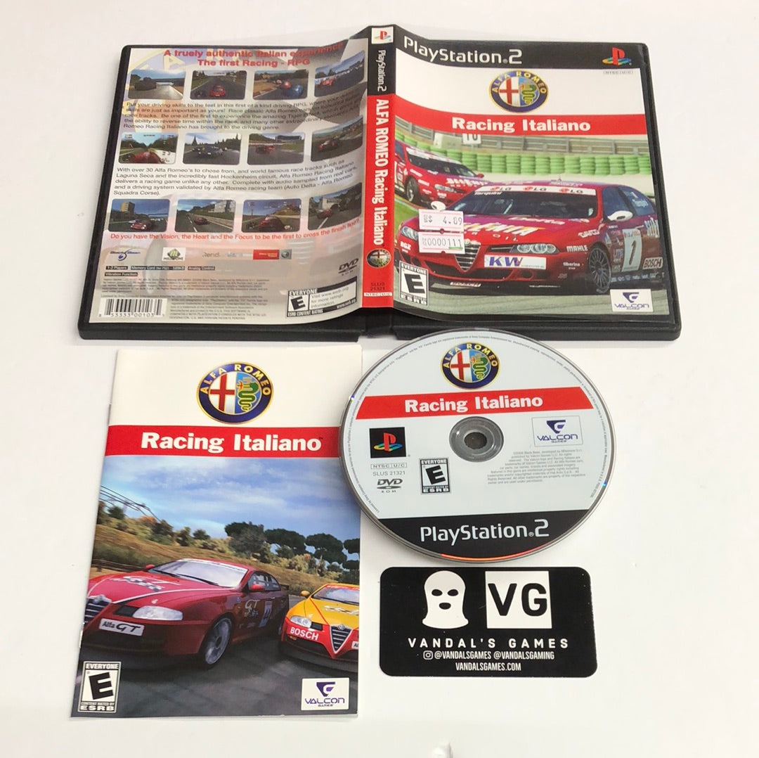 Ps2 - Alfa Romeo Racing Iltalian Sony PlayStation 2 Complete #111