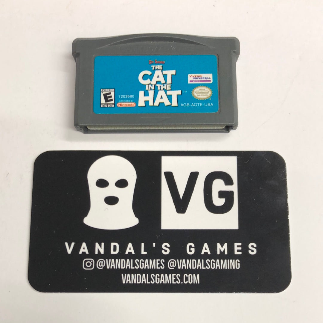 GBA - The Cat in the Hat Nintendo Gameboy Advance Cart Only #111