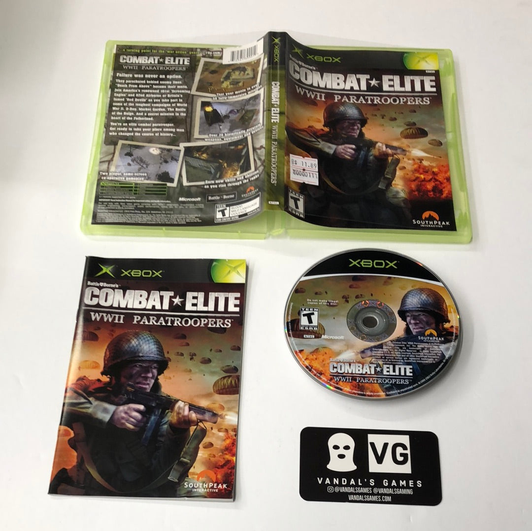 Xbox - Combat Elite WWII Paratroopers Microsoft Xbox Complete #111
