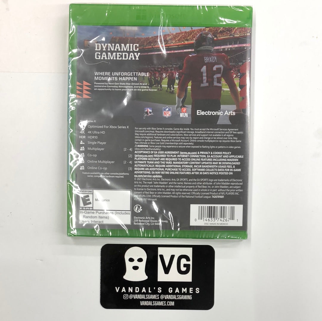 XSX - Madden NFL 22 Microsoft Xbox Series X Brand new #111