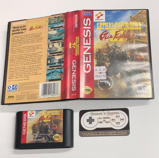 Genesis - Lethal Enfocers II Sega Genesis With Case #750