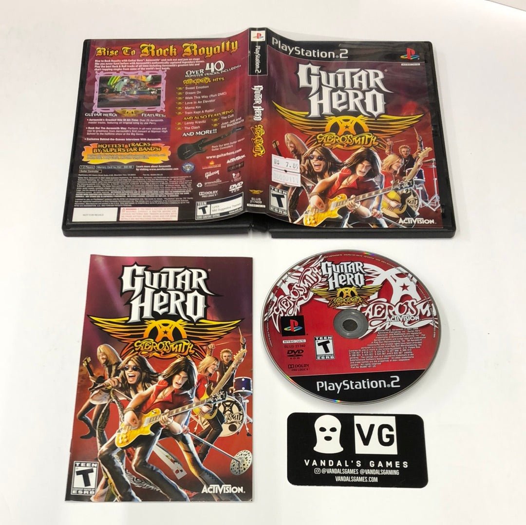 Ps2 - Guitar Hero Aerosmith Not For Resale Sony PlayStation 2 Complete #111