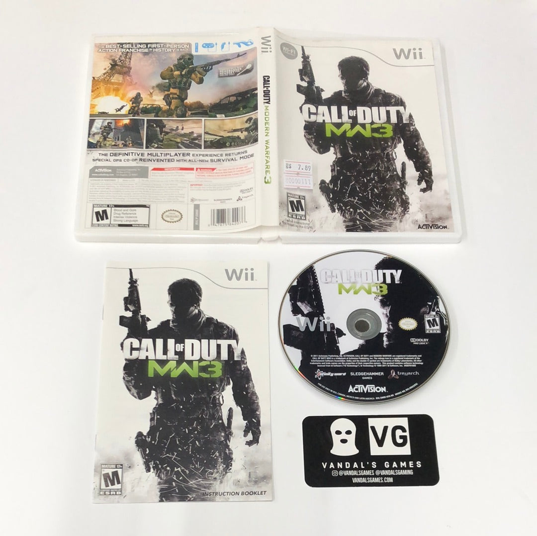 Wii - Call of Duty MW3 Modern Warfare 3 Nintendo Wii Complete #111