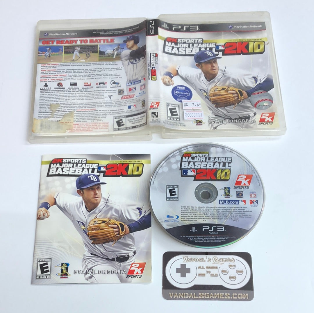 PS3 - 2K Sports Major League Baseball 2K10 Sony PlayStation 3 Complete #111