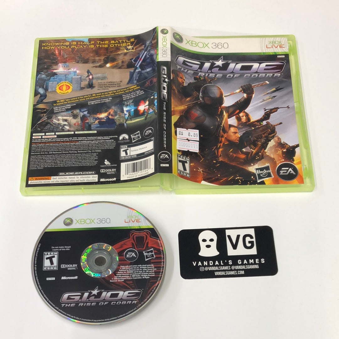 Xbox 360 - G.I. Joe The Rise of Cobra Microsoft Xbox 360 W/ Case #111