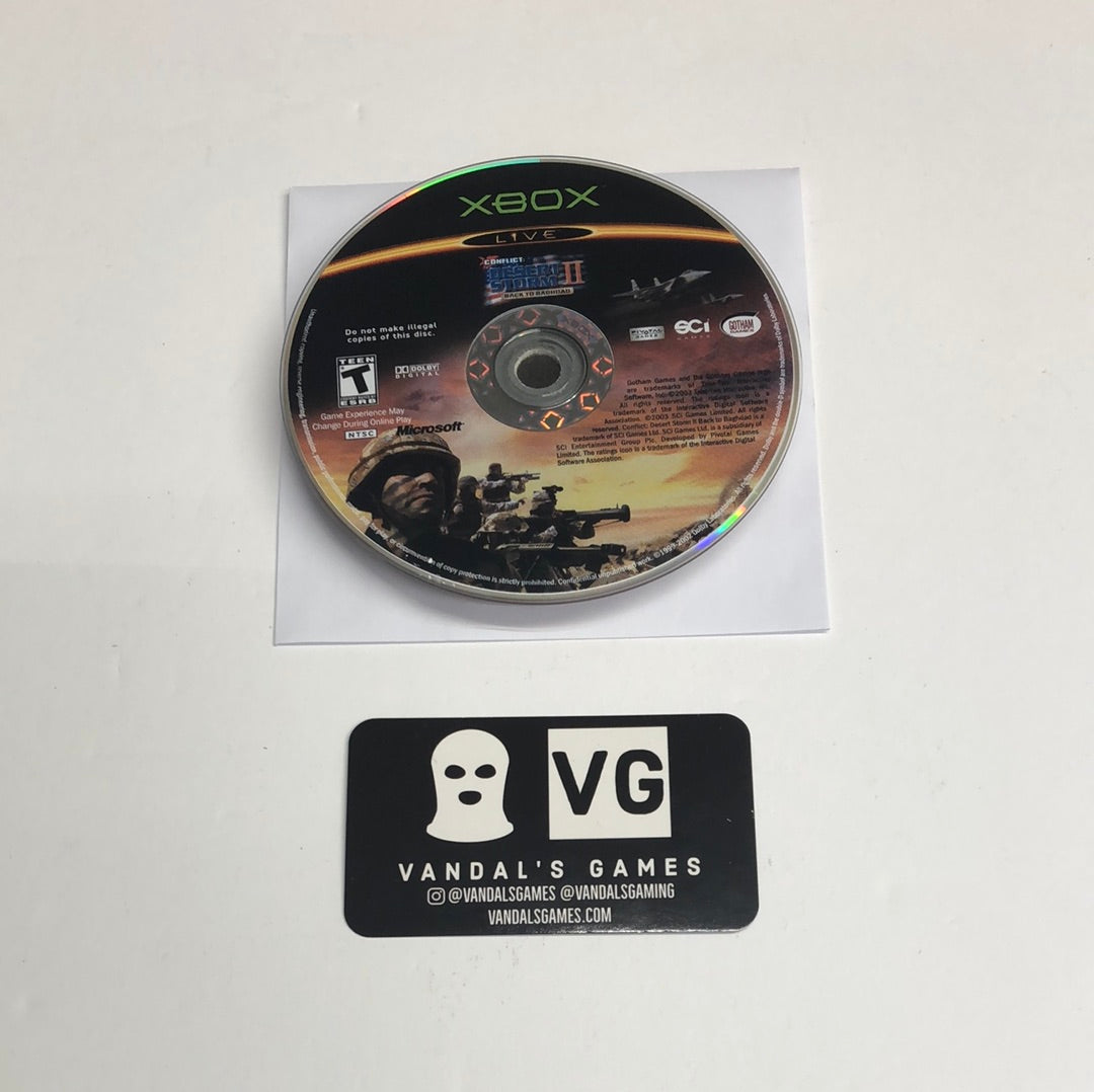 Xbox - Conflict Desert Storm II Back to Baghdad Microsoft Xbox Disc Only #111