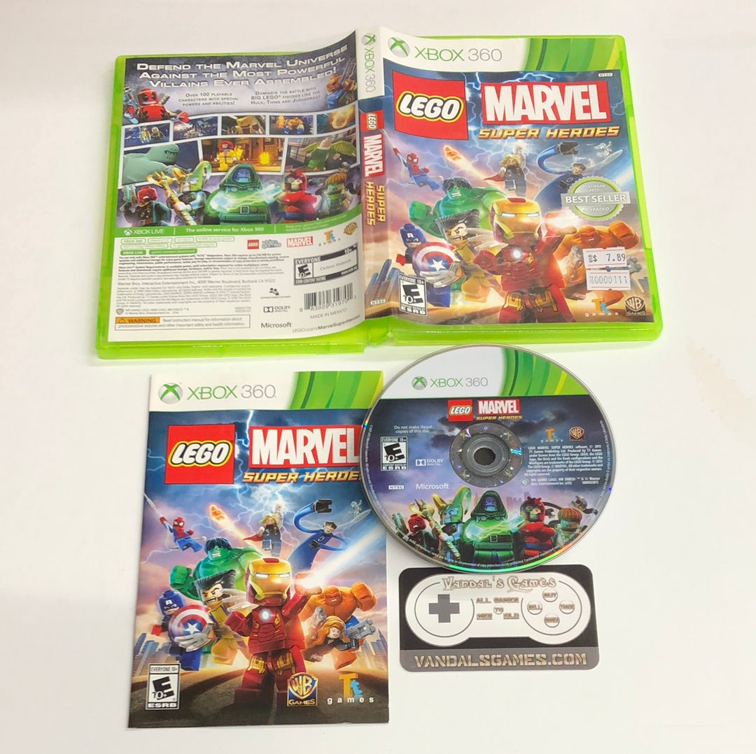 Xbox 360 - Lego Marvel Super Heroes Best Seller Microsoft Complete #111