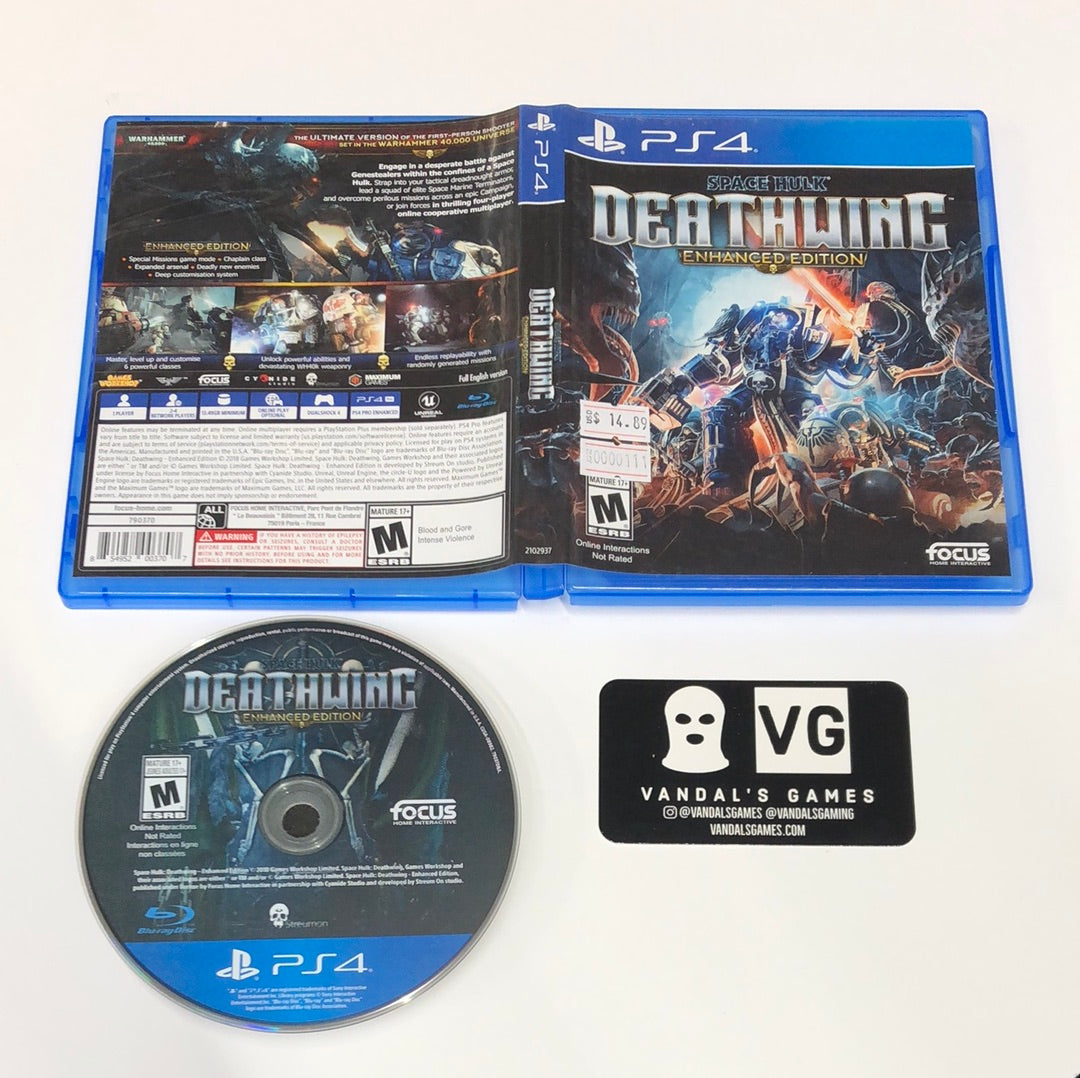 Ps4 - Space Hulk Deathwing Sony PlayStation 4 W/ Case #111