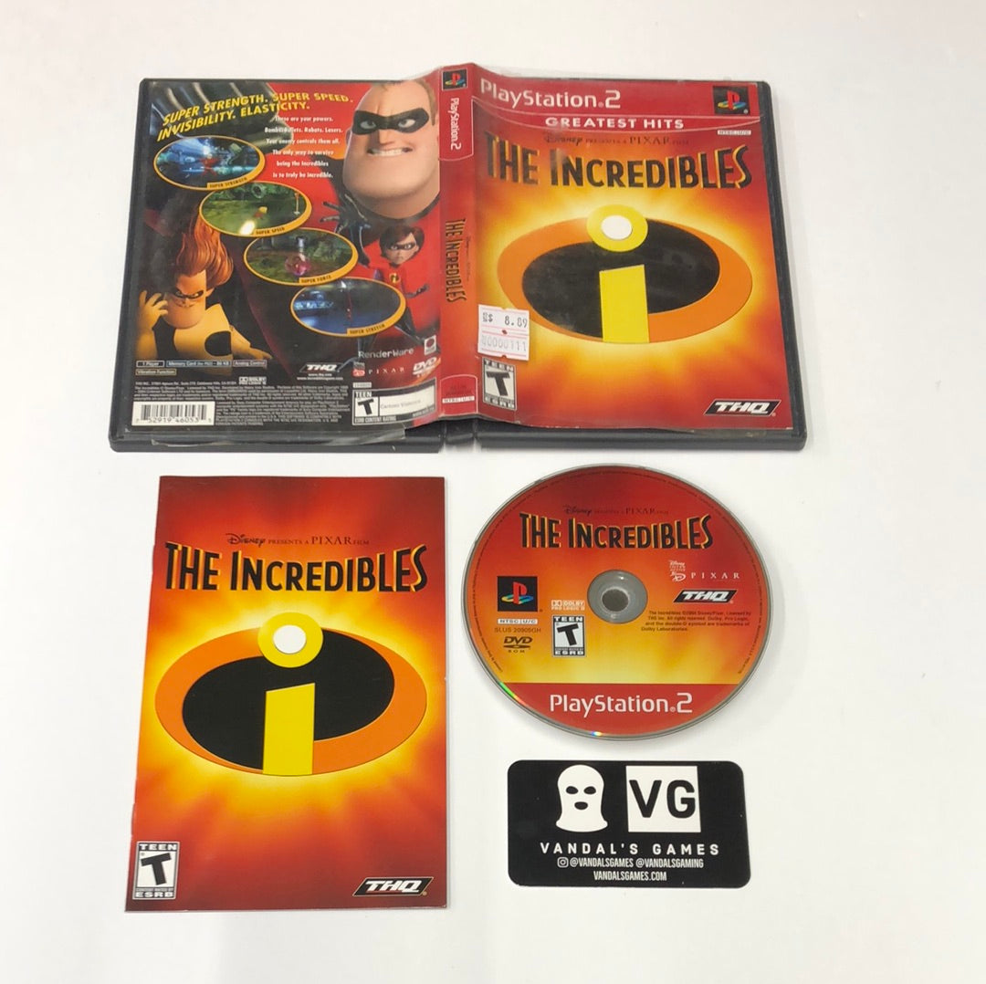 Ps2 - The Incredibles Greatest Hits Sony PlayStation 2 Complete #111