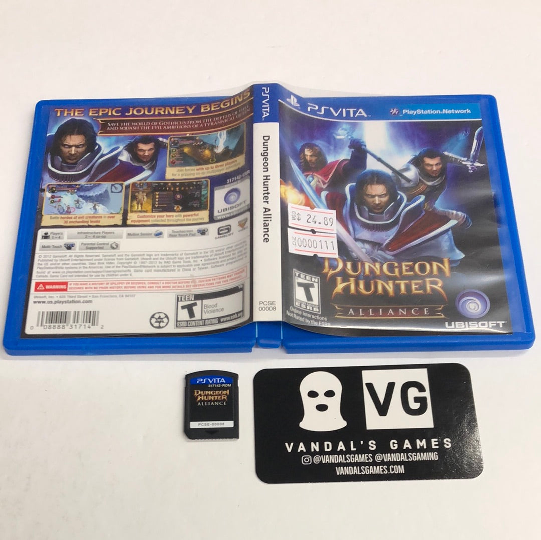 Ps Vita - Dungeon Hunter Alliance PlayStation Vita W/ Case #111