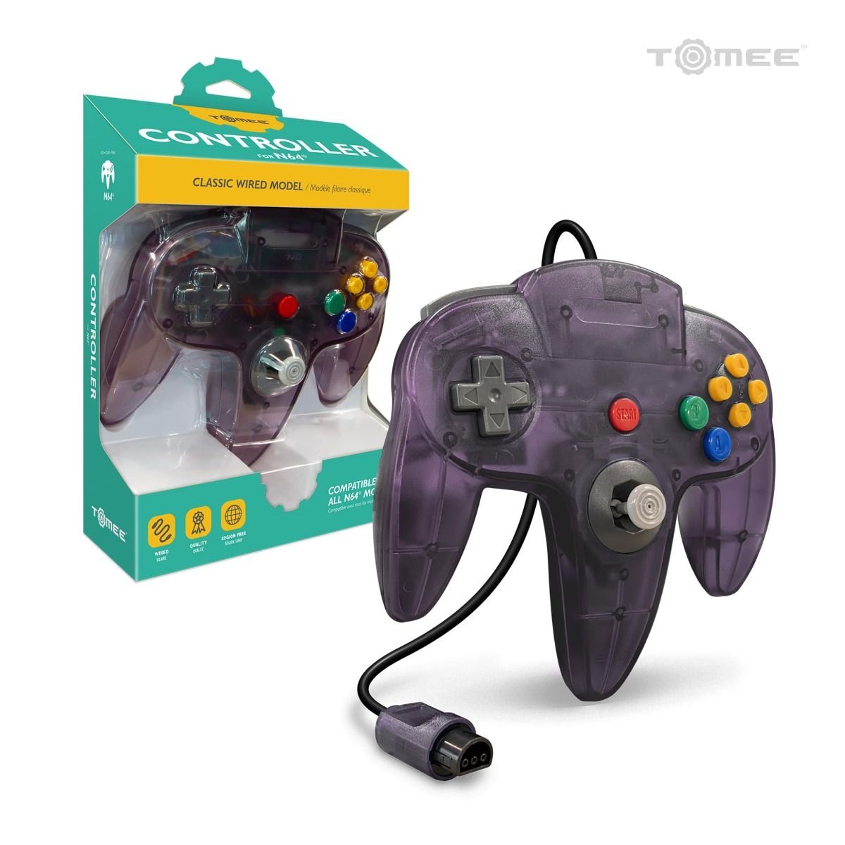 N64 - Tomee Brand Controller Grey - Brand New