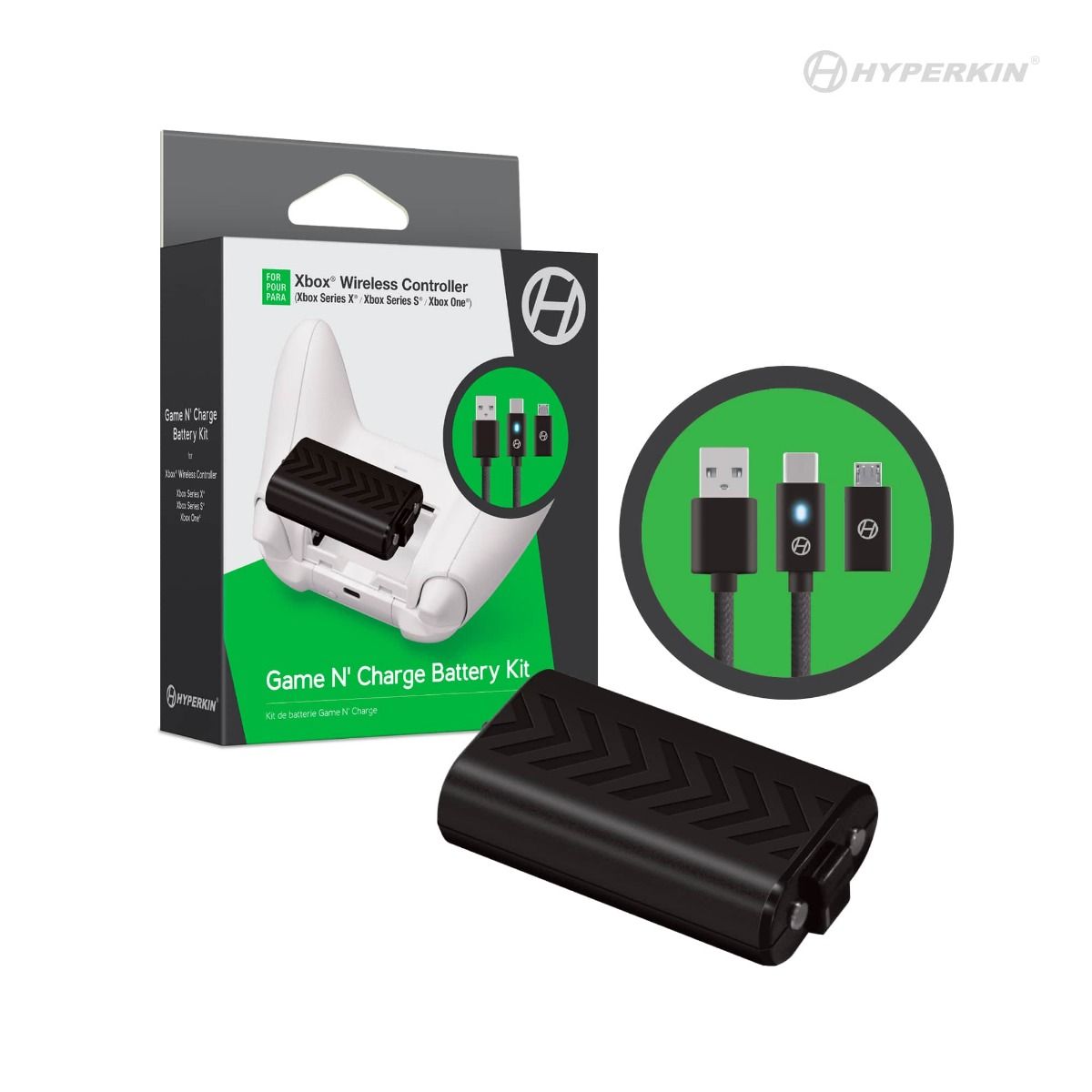 XSX / Xbox One - Game N Charge Battery Kit Brand New