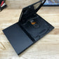 PS2 - Sony PlayStation 2 Console Black Mod Swap Disc Case Shell Black Slim Lid