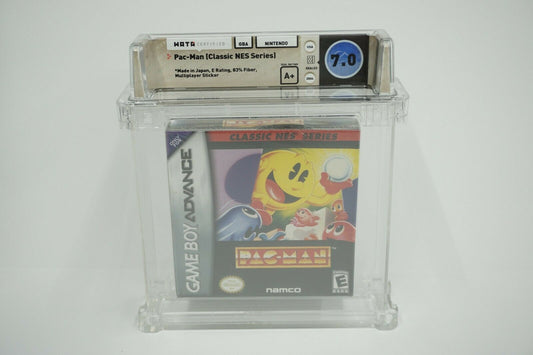 Graded - GBA Classic Nes Series Pac-man Wata 7.0 A+ VGA New Gameboy Advance